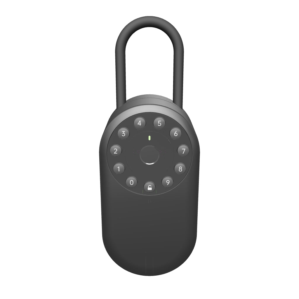 YEEUU K4 Smart Waterproof Lockbox, Wall-Mounted, Portable. App-enabled, with Fingerprint, NFC, and Passcode.