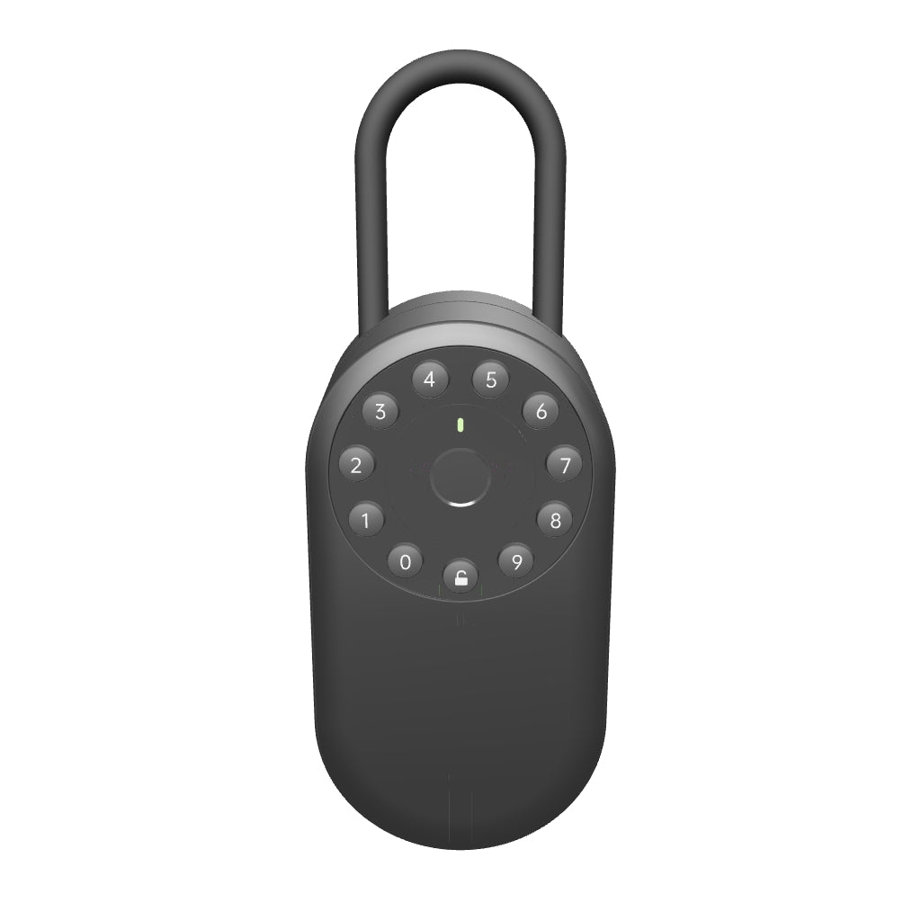 YEEUU K4 Smart Waterproof Lockbox, Wall-Mounted, Portable. App-enabled, with Fingerprint, NFC, and Passcode.