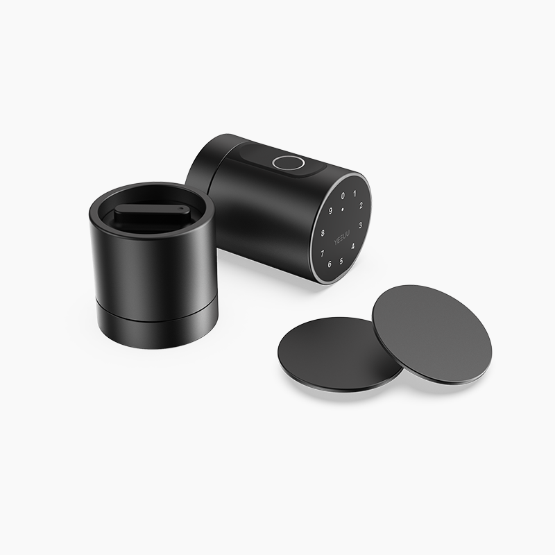 YEEUU S170 Smart Knob with Fingerprint, NFC, Access Code, App/Bluetooth Enabled. Cylinder Inside.