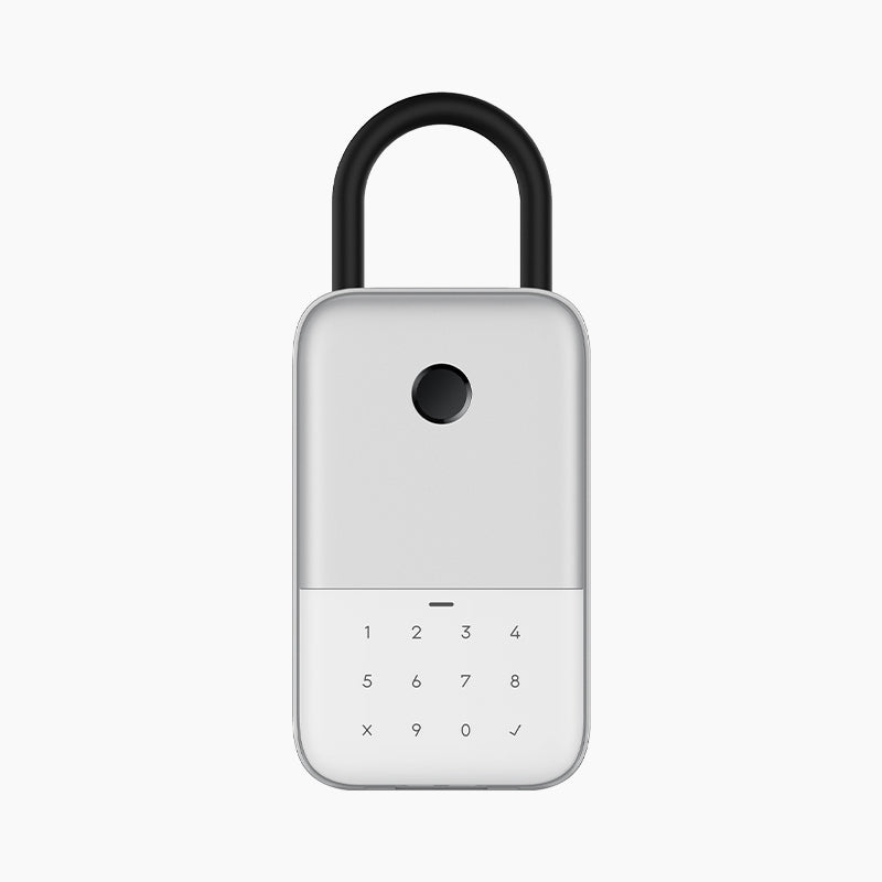 YEEUU K2 Smart Lockbox, App-enabled, with Fingerprint and Passcode. Wall-Mounted&amp;Portable Both Supported with Optional Shackle.