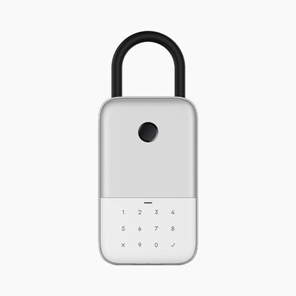 YEEUU K2 Smart Lockbox, App-enabled, with Fingerprint and Passcode. Wall-Mounted&amp;Portable Both Supported with Optional Shackle.