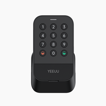 YEEUU W1 Smart Deadbolt, App-enabled, with Fingerprint, NFC, and Passcode, ANSI Cylinder Inside.