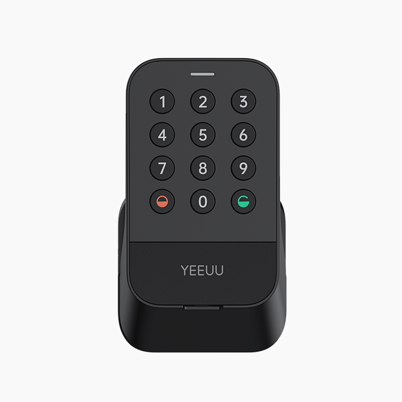 YEEUU W1 Smart Deadbolt, App-enabled, with Fingerprint, NFC, and Passcode, ANSI Cylinder Inside.