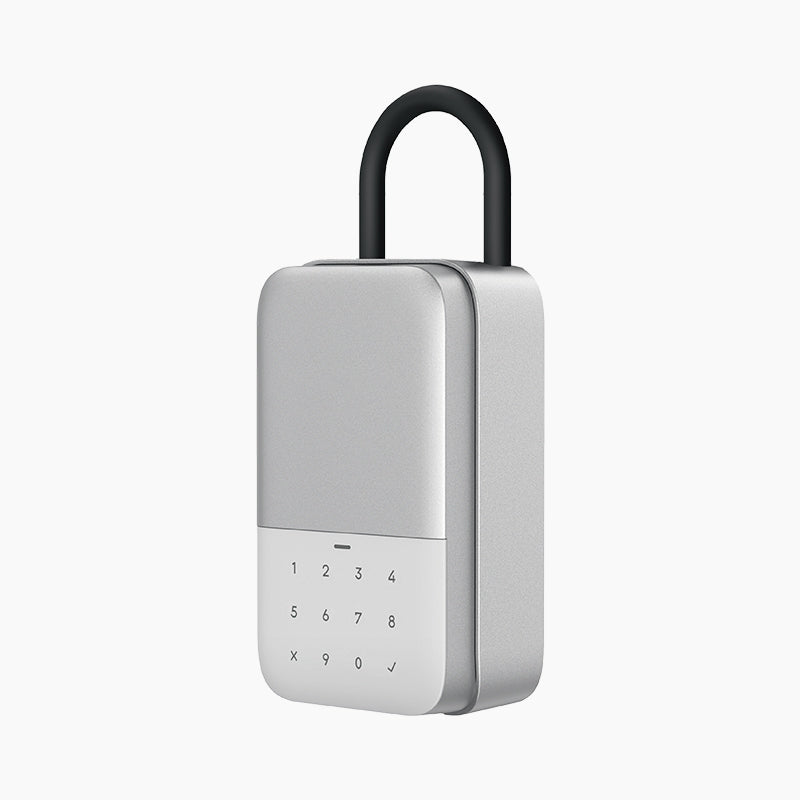 YEEUU K2 Smart Lockbox, App-enabled, with Fingerprint and Passcode. Wall-Mounted&amp;Portable Both Supported with Optional Shackle.