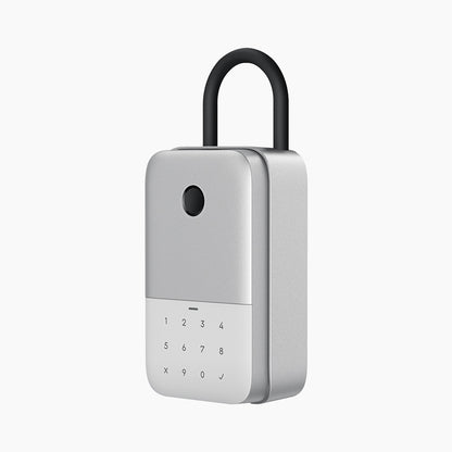 YEEUU K2 Smart Lockbox, App-enabled, with Fingerprint and Passcode. Wall-Mounted&amp;Portable Both Supported with Optional Shackle.