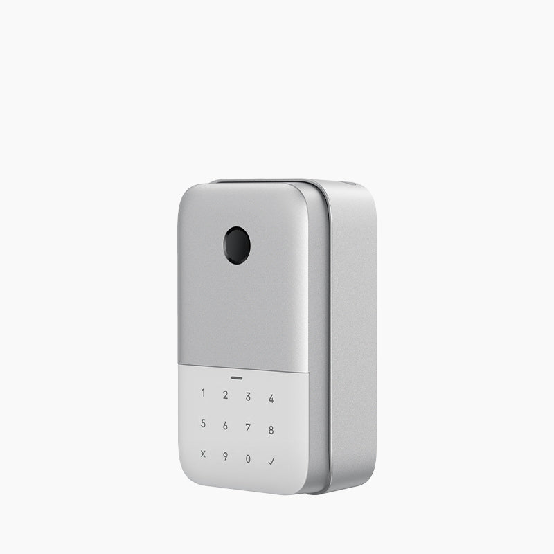 YEEUU K2 Smart Lockbox, App-enabled, with Fingerprint and Passcode. Wall-Mounted&amp;Portable Both Supported with Optional Shackle.